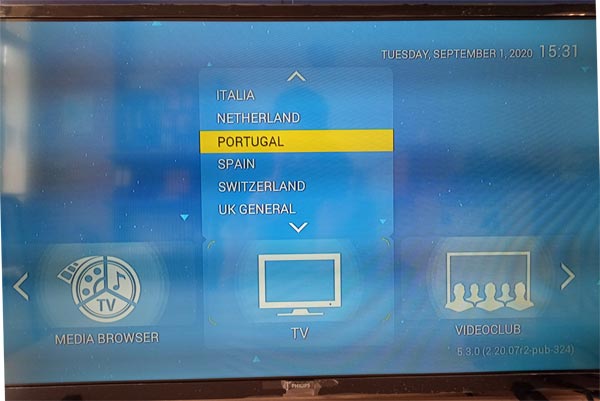 IPTV on smart tv